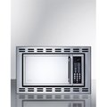 Summit Appliance Summit Appliance OTR24 Built in Microwave Oven for Enclosed Installation; Stainless Steel OTR24